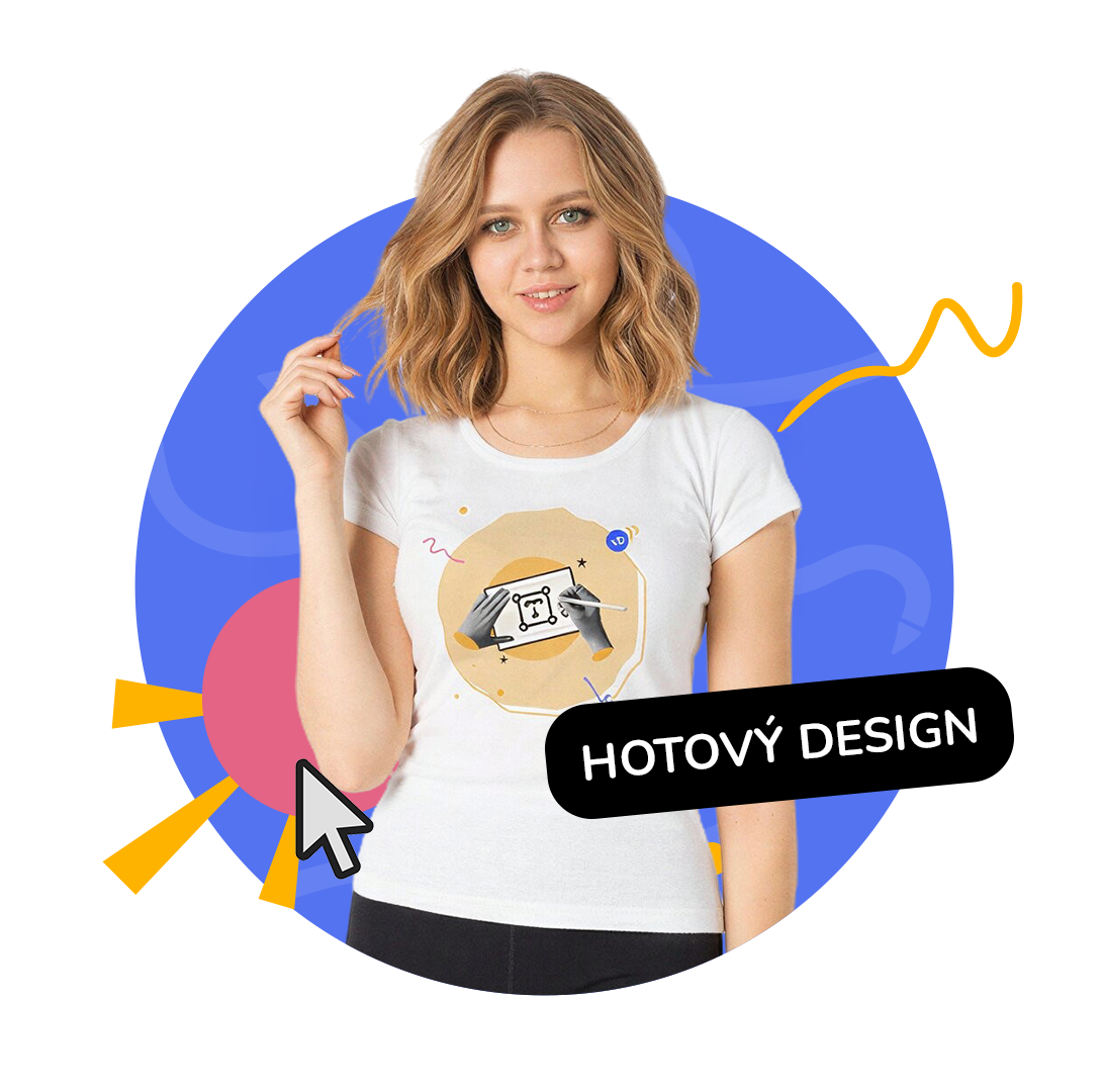 Reálné foto hotového trička